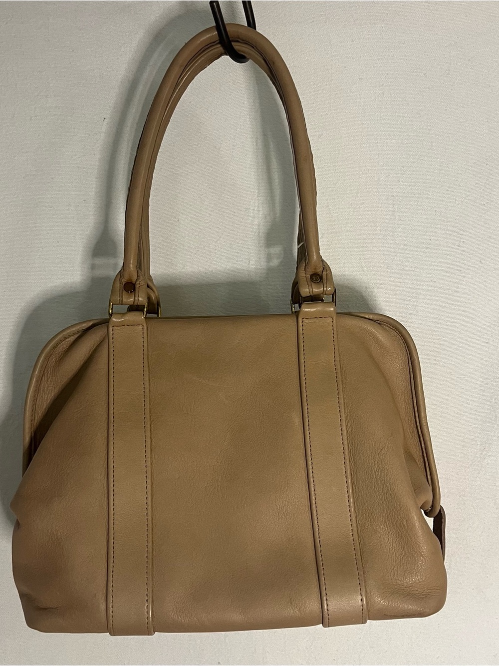 Vintage Coach Hudson Bag 9905 Leather Satchel Doctor Bag Made in USA Putty
